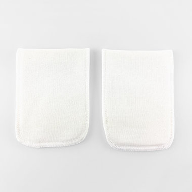 2 absorbentes lavables de 1 capa - Algodón biológico