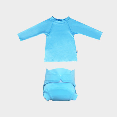 Camiseta anti UV + Pañal de natación - Poséidon